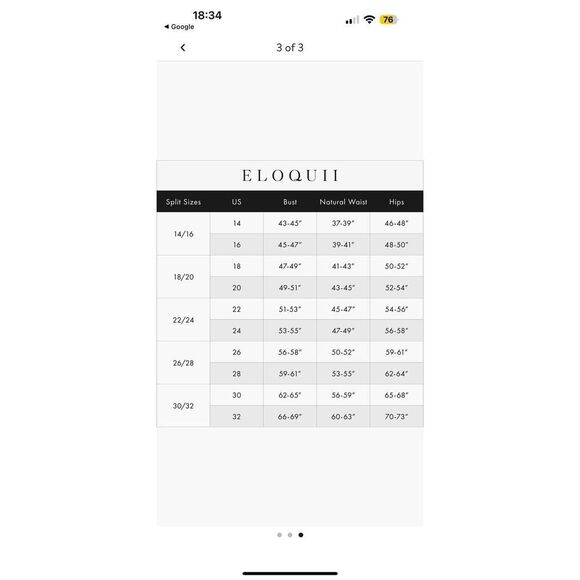 ELOQUII Strapless Black Midi Dress with Oversized Back Bow Size 14 Fit & Flare - Picture 3 of 10